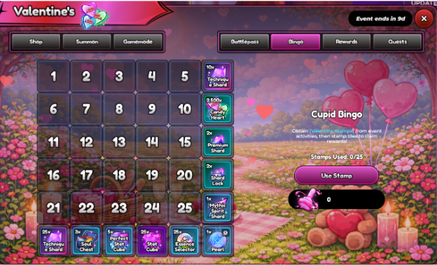 Valentines Event Update 84 - Anime Last Stand | GuideBros