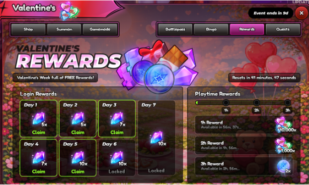 Valentines Event Update 84 - Anime Last Stand | GuideBros