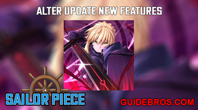 Alter Update Saber Alter and Spec Passive System