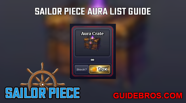 Sailor Piece Aura List Guide