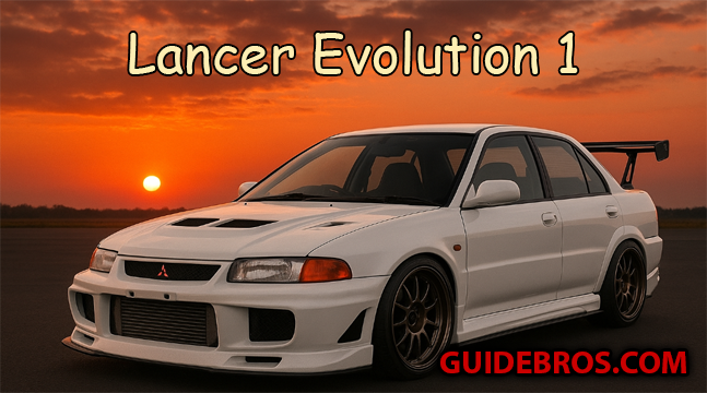 Mitsubishi Lancer Evolution I — The Rally Icon That Started It All 🏁