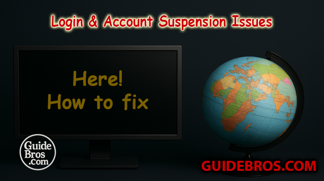 Login Issues Fix, Account Recovery, and Suspended Account Resolution Guide