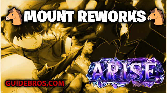 Mount Reworks Update Arise Crossover
