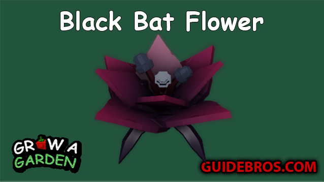 Black Bat Flower Seed Guide in Roblox Grow a Garden