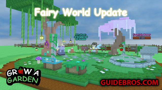 Fairy World + Fairy Shop Update - Grow a Garden
