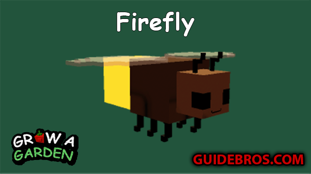 Firefly (Free Track) Pet Guide in Roblox Grow a Garden