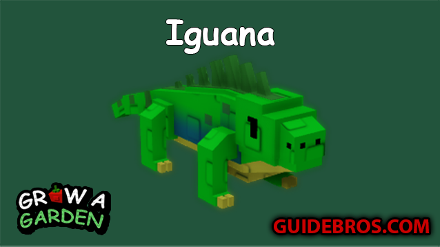 Iguana Pet Guide in Grow a Garden