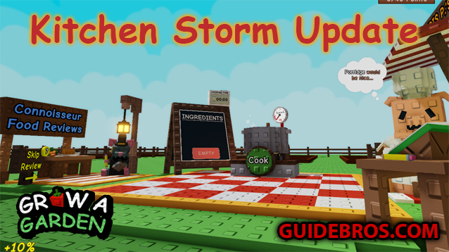 Kitchen Storm Update Review - Grow a Garden