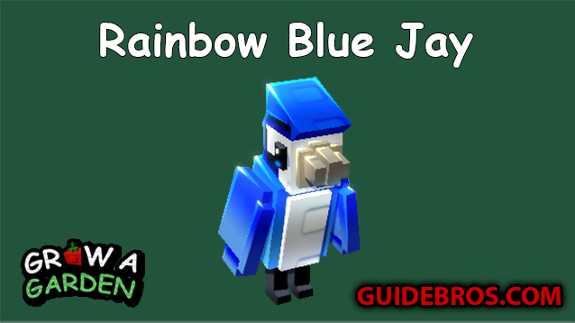 Rainbow Blue Jay (Premium Track) Pet Guide in Roblox Grow a Garden