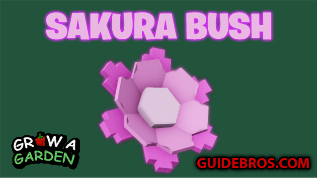 Sakura Bush – Legendary Zen Crop in Grow a Garden
