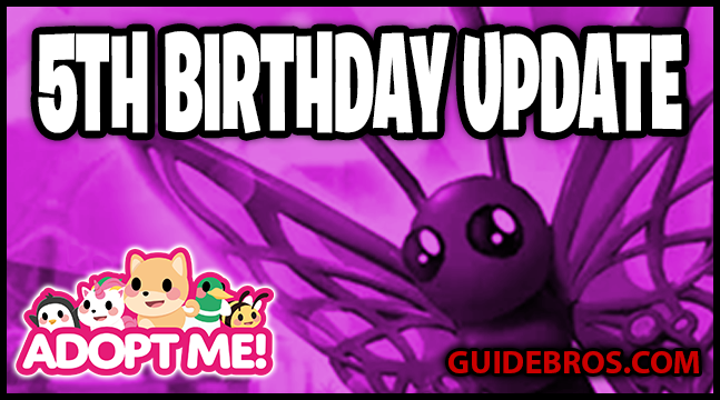 Adopt Me! 5th Birthday Celebration - Roblox Coloring Pages & Wallpapers