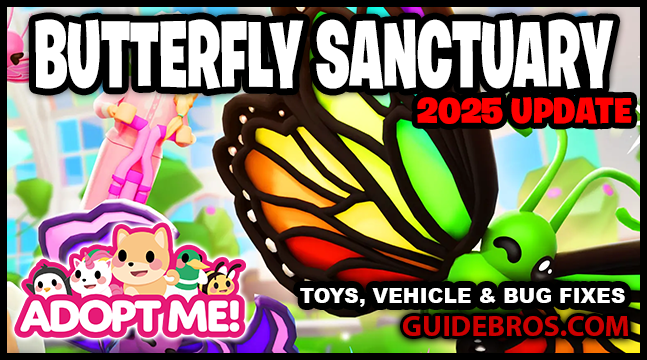 Adopt Me June 2025 Butterfly Sanctuary Update 🦋 | New Pets, Treats, Pride Items & Social Stones