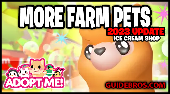 Adopt Me! Update: New Farm Pets & Ice Cream Shop Expansion (Nov 2023)