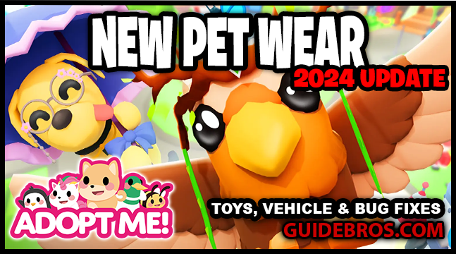 Adopt Me! November 2024 Update – New Legendary Pet, Accessories, and Bug Fixes