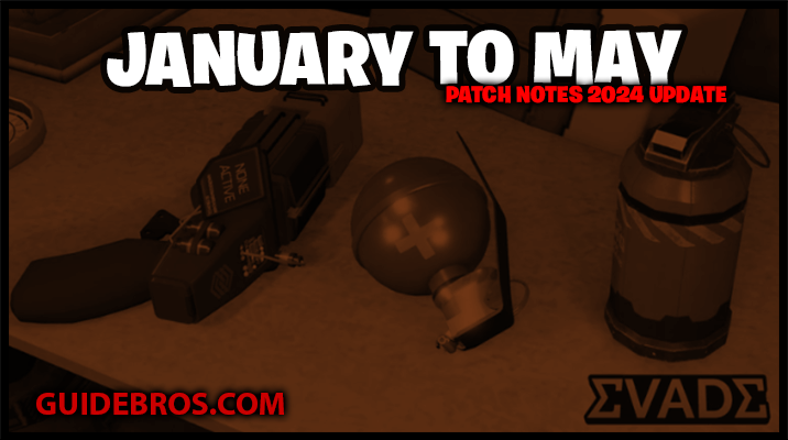 Evade Roblox 2024 Patch Notes – All Updates (Jan–May) 🛠️