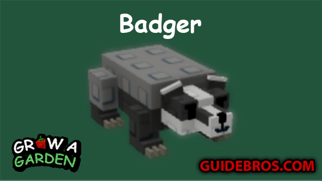 🐾 Badger Pet Guide in Roblox Grow a Garden
