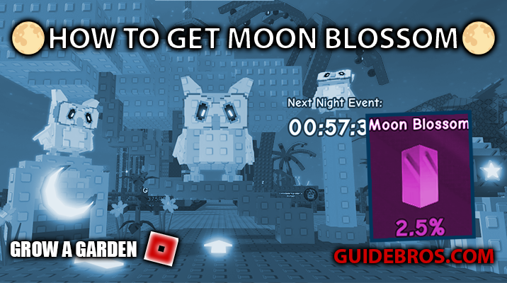 How to Get the Moon Blossom in Grow a Garden (Roblox Lunar Glow Event 2025)
