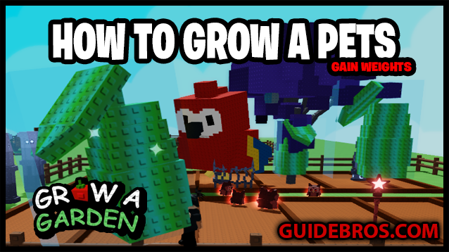 🐾 How to Make Your Pets Grow in Grow a Garden 🌱