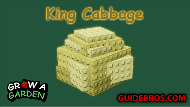 King Cabbage 🥬👑 – Grow a Garden’s Rare New Seed